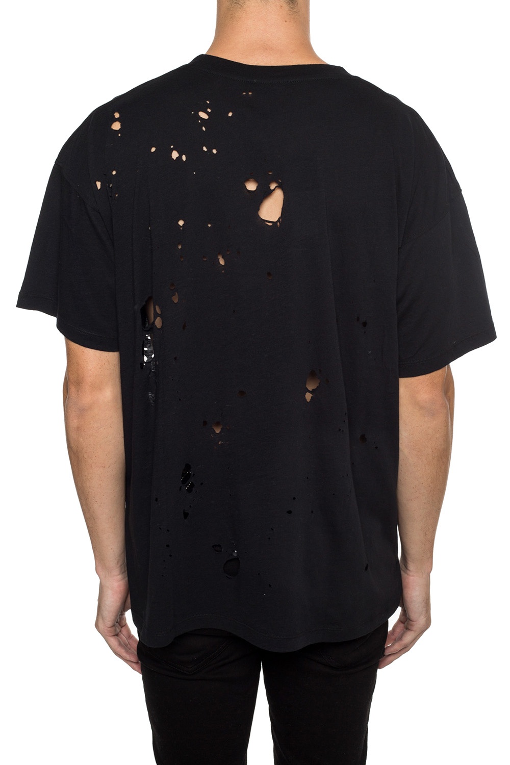 Ann Demeulemeester T-shirt with holes | Men's Clothing | Vitkac